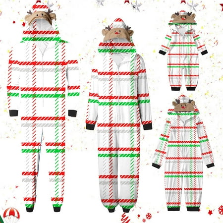 Meichang Plaid Pajama Set for Family Zip Up Long Sleeve Sleepwear Reindeer Hooded Onesie Longewear One-Piece Nightwear Christmas Gift
Meichang Plaid Pajama Set for Family Zip Up Long Sleeve Sleepwear Reindeer Hooded Onesie Longewear One-Piece Nightwear Christmas Gift