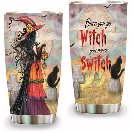 Halloween Tumbler with Lid Double Wall Tumbler 20oz Travel Coffee Mug Once You Go Witch You Never Switch Witch Tumbler Pumpkim Tumbler Black Cat Tumbler
Halloween Tumbler with Lid Double Wall Tumbler 20oz Travel Coffee Mug Once You Go Witch You Never Switch Witch Tumbler Pumpkim Tumbler Black Cat Tumbler