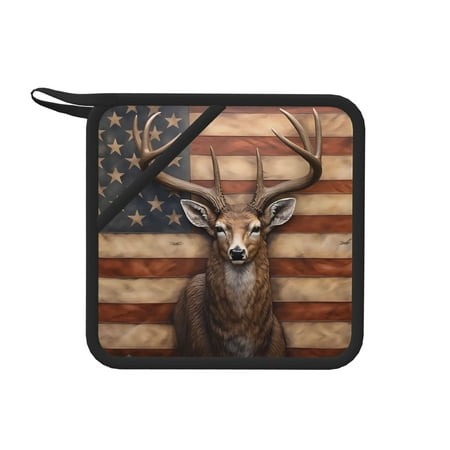 Lukts Deer American Flag Wall for Silicone Anti-hot Mats - Heat Resistant for Kitchen Counter Dish Drying Mat Silicone Trivets Hot Pads for Kitchen Counter
Lukts Deer American Flag Wall for Silicone Anti-hot Mats - Heat Resistant for Kitchen Counter Dish Drying Mat Silicone Trivets Hot Pads for Kitchen Counter