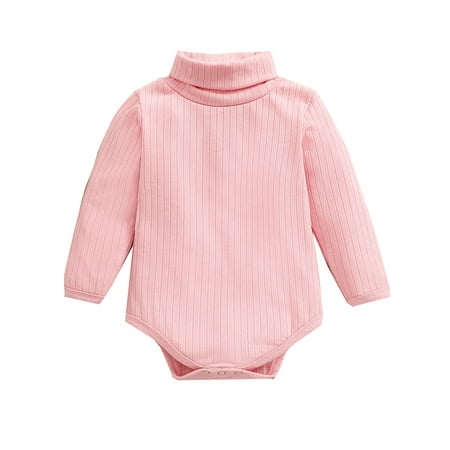 Sunisery Newborn Baby Girls Boys Autumn Rompers Solid Long Sleeve Jumpsuits Ribbed Bodysuit Clothes Pink 6-12 Months
Sunisery Newborn Baby Girls Boys Autumn Rompers Solid Long Sleeve Jumpsuits Ribbed Bodysuit Clothes Pink 6-12 Months