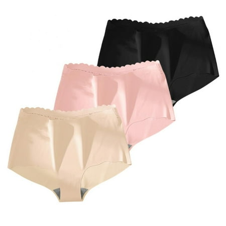 3-Pack Womens Seamless Panties Ruffled Trim Underwear Sexy Panties Bikini Panty for Ladies
3-Pack Womens Seamless Panties Ruffled Trim Underwear Sexy Panties Bikini Panty for Ladies