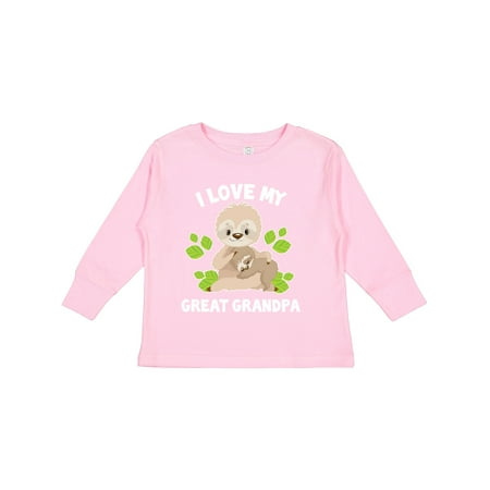 Inktastic Cute Sloth I Love My Great Grandpa with Green Leaves Boys or Girls Long Sleeve Toddler T-Shirt
Inktastic Cute Sloth I Love My Great Grandpa with Green Leaves Boys or Girls Long Sleeve Toddler T-Shirt