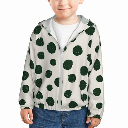 Vsdgher Abstract Green Polka Dot Kids Sun Protection Hoodie with Zip Rash Guard Tops Children s Long Sleeve Sun Protection Clothing - 18 Months
Vsdgher Abstract Green Polka Dot Kids Sun Protection Hoodie with Zip Rash Guard Tops Children s Long Sleeve Sun Protection Clothing - 18 Months