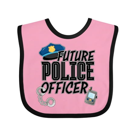 Inktastic Future Police Officer Gift Baby Boy or Baby Girl Bib