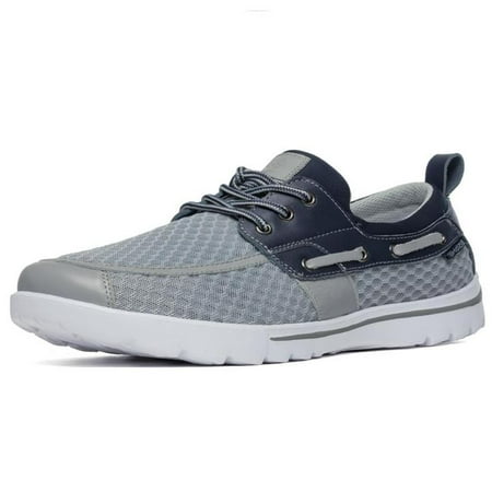 MEN S DEL MARINA BY SKUZE SHOES GREY & NAVY SIZE 15