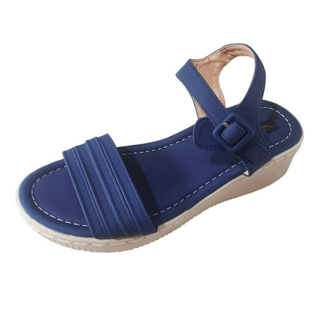 adviicd Platform Sandals for Women Bare Women s Sandals Ladies Fashion Solid Color Leather Strap Combination Buckle Open Toe Wedge Womens Slip on Sandals
adviicd Platform Sandals for Women Bare Women s Sandals Ladies Fashion Solid Color Leather Strap Combination Buckle Open Toe Wedge Womens Slip on Sandals