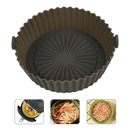 14.5cm/5.7inch Air Fryer Liner Reusable Silicone Air Fryer Pot Round Silicone Liner Replacement for Parchment Paper Liners
14.5cm/5.7inch Air Fryer Liner Reusable Silicone Air Fryer Pot Round Silicone Liner Replacement for Parchment Paper Liners