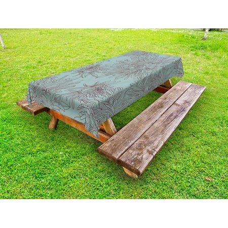 Floral Outdoor Tablecloth Hand Drawing Style Aster Flowers in Retro Colors Romantic Nature Decorative Washable Fabric Picnic Tablecloth 58 X 120 Inches Dark Sea Green and Maroon by Ambesonne
Floral Outdoor Tablecloth Hand Drawing Style Aster Flowers in Retro Colors Romantic Nature Decorative Washable Fabric Picnic Tablecloth 58 X 120 Inches Dark Sea Green and Maroon by Ambesonne