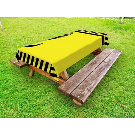 Construction Outdoor Tablecloth Mechanical Theme Black Hook with Diagonal Striped Frame Picking Pulling Decorative Washable Fabric Picnic Tablecloth 58 X 120 Inches Yellow Black by Ambesonne
Construction Outdoor Tablecloth Mechanical Theme Black Hook with Diagonal Striped Frame Picking Pulling Decorative Washable Fabric Picnic Tablecloth 58 X 120 Inches Yellow Black by Ambesonne