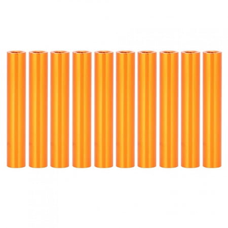 10Pcs M3x30 Round Aluminum Standoff Column Spacer Stud Fastener Rods Orange