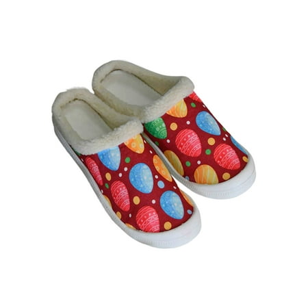 Daeful Ladies Casual Cotton Clog Slippers Bedroom Winter Warm Shoe Women s Retro Breathable Flats Plush Slipper Home Shoes Egg 8.5
Daeful Ladies Casual Cotton Clog Slippers Bedroom Winter Warm Shoe Women s Retro Breathable Flats Plush Slipper Home Shoes Egg 8.5