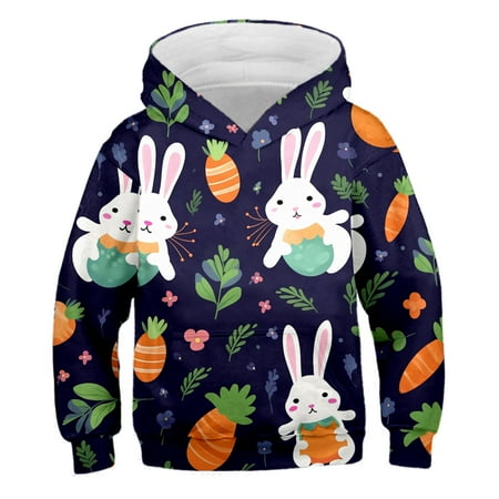Sweatshirt Kids Easter Spring Long Sleeve Tops Cartoon Eggs Printing Warm Fashion Hoodies for Girls
Sweatshirt Kids Easter Spring Long Sleeve Tops Cartoon Eggs Printing Warm Fashion Hoodies for Girls