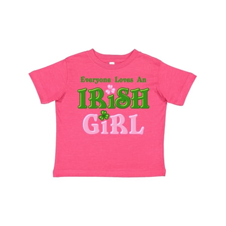 Inktastic Loves an Irish Girl Gift Toddler Toddler Girl T-Shirt