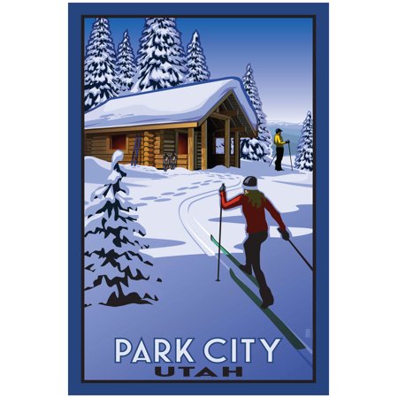 Park City Utah Giclee Art Print Poster by Paul Leighton (24" x 36")