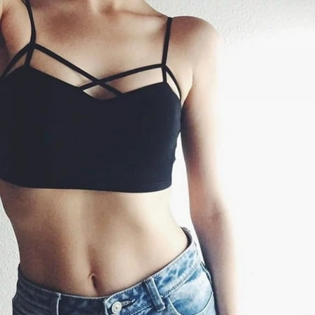 Prettyui Summer Ladies Sexy Bra Lingerie Front Cross Strap Padded Crop Top Cami Vest Tank Bralette Bralet Bra
Prettyui Summer Ladies Sexy Bra Lingerie Front Cross Strap Padded Crop Top Cami Vest Tank Bralette Bralet Bra