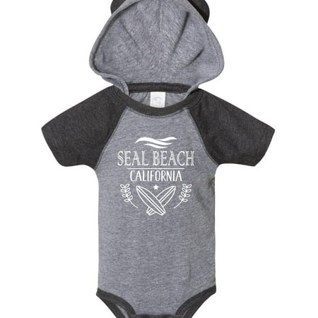 Inktastic Seal Beach California Gift Surfing Gift Baby Boy or Baby Girl Bodysuit