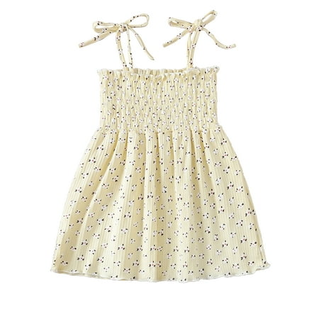 Toddler Girls Tie Up Sundress Floral Print Spaghetti Strap Sleeveless Short Dress Summer Outfit
Toddler Girls Tie Up Sundress Floral Print Spaghetti Strap Sleeveless Short Dress Summer Outfit