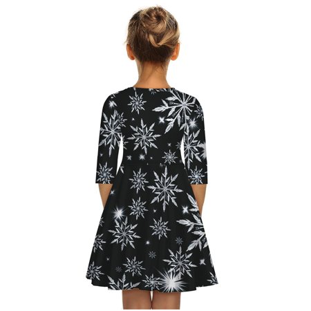 EHTMSAK Infant Baby Toddler Child Children Kids Fall Winter Long Sleeve Dresses for Girls Christmas Dress Sundress Black 7Y-12Y M
EHTMSAK Infant Baby Toddler Child Children Kids Fall Winter Long Sleeve Dresses for Girls Christmas Dress Sundress Black 7Y-12Y M