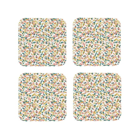 Leather Coasters with Heat-resistant for Drinks Colorful spots pattern Cup Coasters Cup Pad Mat for Tabletop Protection Coffee Table Office Desk and Housewarming Gift
Leather Coasters with Heat-resistant for Drinks Colorful spots pattern Cup Coasters Cup Pad Mat for Tabletop Protection Coffee Table Office Desk and Housewarming Gift