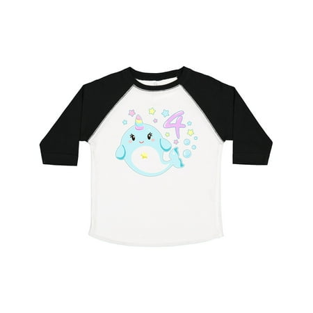 Inktastic Happy 4th Birthday with Cute Narwhal Stars and Bubbles Gift Toddler Boy or Toddler Girl T-Shirt
Inktastic Happy 4th Birthday with Cute Narwhal Stars and Bubbles Gift Toddler Boy or Toddler Girl T-Shirt