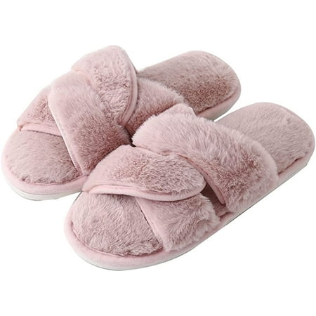 PIKADINGNIS Women Crossband Open Toe Warm Slippers Memory Foam Soft Fleece Plush House Slippers Indoor Outdoor
PIKADINGNIS Women Crossband Open Toe Warm Slippers Memory Foam Soft Fleece Plush House Slippers Indoor Outdoor