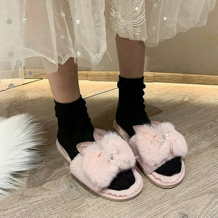 QISIWOLE Woman Shoes Neutral Winter Indoor Home Warmth Non-slip Plush Slippers Deals
QISIWOLE Woman Shoes Neutral Winter Indoor Home Warmth Non-slip Plush Slippers Deals