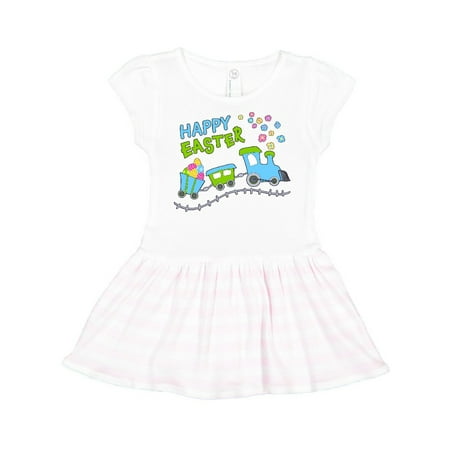 Inktastic Happy Easter Train Gift Toddler Girl Dress