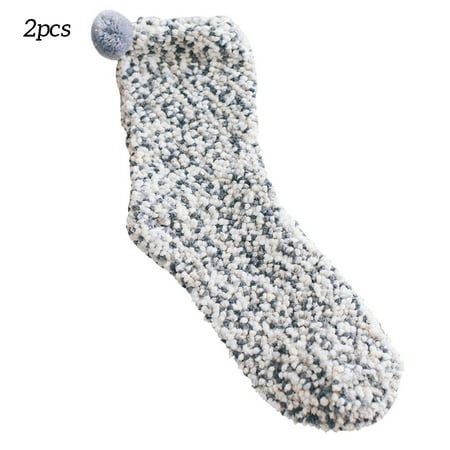 ELENXS 1 Pair Women Winter Socks Girl Coral Velvet Warm Keeping Anti -slip Soft Crew 
ELENXS 1 Pair Women Winter Socks Girl Coral Velvet Warm Keeping Anti -slip Soft Crew