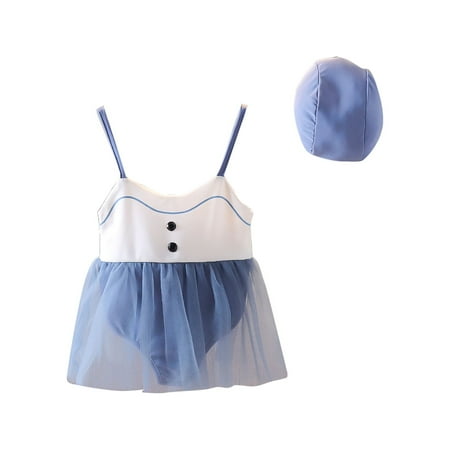 B91xZ Toddler Swimsuit Girl New Girls Cute Sweet Sling Fashion Princess Mesh Dress Swimsuit With Swimming Cap Blue Sizes 0-6 Months
B91xZ Toddler Swimsuit Girl New Girls Cute Sweet Sling Fashion Princess Mesh Dress Swimsuit With Swimming Cap Blue Sizes 0-6 Months