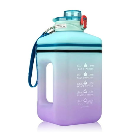 Famure Sports Water Bottle With Handle|2.2L Water Bottle For Kids|Motivational Large Water Bottle With Time Marker Leakproof frosted Gradient Water Jug Wide Mouth Portable For Fitness Outdoor Sports
Famure Sports Water Bottle With Handle|2.2L Water Bottle For Kids|Motivational Large Water Bottle With Time Marker Leakproof frosted Gradient Water Jug Wide Mouth Portable For Fitness Outdoor Sports