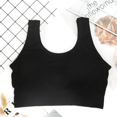 DENGDENG Women s Comfort Soft Padded Bra Wireless Solid Cami Bra for Women Sports Sport Yoga Wirefree Bralette
DENGDENG Women s Comfort Soft Padded Bra Wireless Solid Cami Bra for Women Sports Sport Yoga Wirefree Bralette