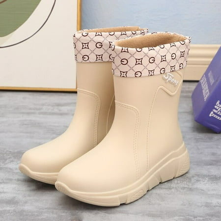 Fashion Women‘s Rain Boots Mid-Tube Rain Boots PVC Thick-Soled Outer Wear Non-Slip Rubber Shoes Waterproof Outdoor Shoes 36-40
Fashion Women‘s Rain Boots Mid-Tube Rain Boots PVC Thick-Soled Outer Wear Non-Slip Rubber Shoes Waterproof Outdoor Shoes 36-40