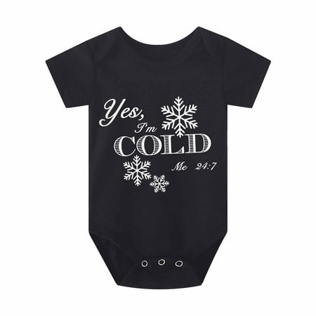 TUOBARR Toddler Baby Girls Boys Short Sleeve Letter Print T-Shirt Jumpsuit Romper Black (0-24Months)
TUOBARR Toddler Baby Girls Boys Short Sleeve Letter Print T-Shirt Jumpsuit Romper Black (0-24Months)