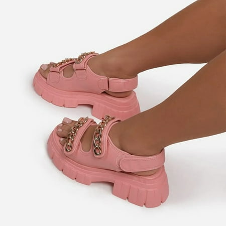 Sandals Women Fashion Women S Casual Shoes Breathable Thick-Soled Outdoor Leisure Sandals Womens Sandals Pu Pink 42
Sandals Women Fashion Women S Casual Shoes Breathable Thick-Soled Outdoor Leisure Sandals Womens Sandals Pu Pink 42