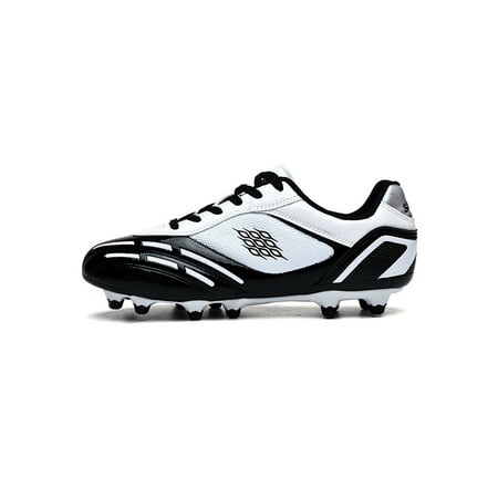 Wazshop Mens Womens Sneakers Training Football Shoes Lace Up Soccer Cleats Non Slip Comfort Athletic Shoe Girls Boys Lightweight Black White Long Cleats Style B 6.5
Wazshop Mens Womens Sneakers Training Football Shoes Lace Up Soccer Cleats Non Slip Comfort Athletic Shoe Girls Boys Lightweight Black White Long Cleats Style B 6.5