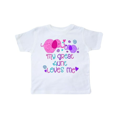 Inktastic My Great Aunt Loves Me- cute elephants Gift Toddler Boy or Toddler Girl T-Shirt
Inktastic My Great Aunt Loves Me- cute elephants Gift Toddler Boy or Toddler Girl T-Shirt