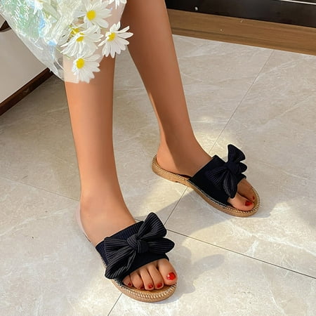 PEASKJP Wedges Sandals for Women Cloud Slippers Summer Open Toe Slide Sandals Anti-Slip Slides Casual Summer Shoes Black 9
PEASKJP Wedges Sandals for Women Cloud Slippers Summer Open Toe Slide Sandals Anti-Slip Slides Casual Summer Shoes Black 9
