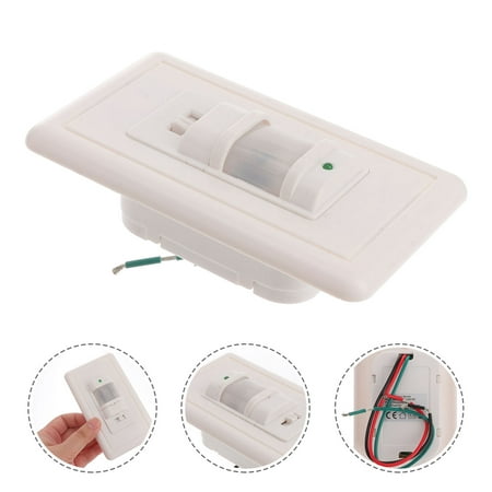 Smart Switch 110V Automatic Body Sensor IR Infrared Sensors Switch Motion Detector Wall Mount Outdoor Light (White)
Smart Switch 110V Automatic Body Sensor IR Infrared Sensors Switch Motion Detector Wall Mount Outdoor Light (White)