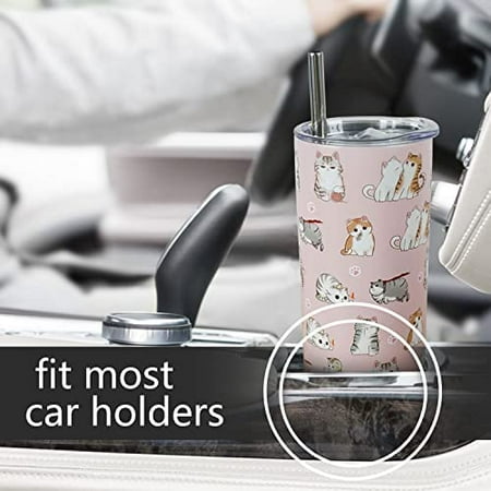 Pink 20oz Cat Tumblers Double Wall Cat Travel Mug Tumbler with Lid and Straw stainless steel Cute Pink Cat Vacuum Insulated Tumblers Cups Mugs Pink Cat Cups Birthday Gifts for Women/girls/Cat lovers
Pink 20oz Cat Tumblers Double Wall Cat Travel Mug Tumbler with Lid and Straw stainless steel Cute Pink Cat Vacuum Insulated Tumblers Cups Mugs Pink Cat Cups Birthday Gifts for Women/girls/Cat lovers