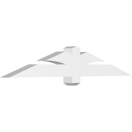 60 W x 10 H x 4 D x 4 F 4/12 Pitch Redmond Architectural Grade PVC Gable Bracket
60 W x 10 H x 4 D x 4 F 4/12 Pitch Redmond Architectural Grade PVC Gable Bracket