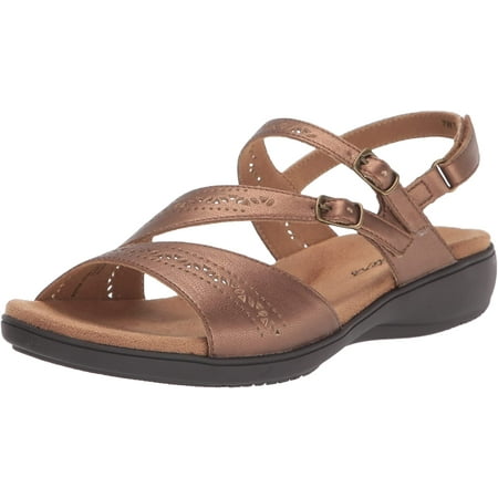 Trotters Womens Razzi Sandal 11 Bronze Veg