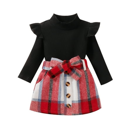 Dezsed Toddler Baby Girls Fall Winter Clothes Sets Clearance Round-Neck Blouses Long Sleeve And Plaid Skirt Suit Fashion Two Piece Set 9M-4Y Boutique Kids Clothing Girls
Dezsed Toddler Baby Girls Fall Winter Clothes Sets Clearance Round-Neck Blouses Long Sleeve And Plaid Skirt Suit Fashion Two Piece Set 9M-4Y Boutique Kids Clothing Girls