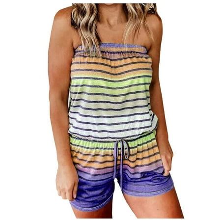 KI-8jcuD Beach Strapless Short Romper Women s Jumpsuit Sleeveless Summer Women s Jumpsuit Women s Jumpsuits and Rompers Elegant Yoga Jumpsuit Body Suit Bodysuit Juniors Lingerie Jumpsuit for Women Off
KI-8jcuD Beach Strapless Short Romper Women s Jumpsuit Sleeveless Summer Women s Jumpsuit Women s Jumpsuits and Rompers Elegant Yoga Jumpsuit Body Suit Bodysuit Juniors Lingerie Jumpsuit for Women Off