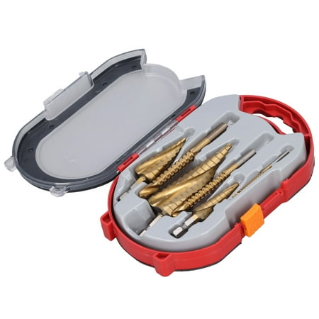 Domqga 6Pcs/Set Spiral Grooved Step Drill Bit Hex Shank Stepped Drills HSS Titanium Saw Bits For Wood Hex Shank Step Drill Spiral Grooved Step Drill Set
Domqga 6Pcs/Set Spiral Grooved Step Drill Bit Hex Shank Stepped Drills HSS Titanium Saw Bits For Wood Hex Shank Step Drill Spiral Grooved Step Drill Set