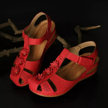 Cathalem Comfortable Hollow Sole Shoes Ladies Round Ankle Toe Sandals Soft Women s Girls Women s Womens Casual Winter Shoes Red 6
Cathalem Comfortable Hollow Sole Shoes Ladies Round Ankle Toe Sandals Soft Women s Girls Women s Womens Casual Winter Shoes Red 6