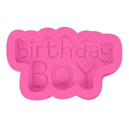 Uorcsa Birthday Cake Mold 2022 Home Happy Silicone Letter Mold & Number