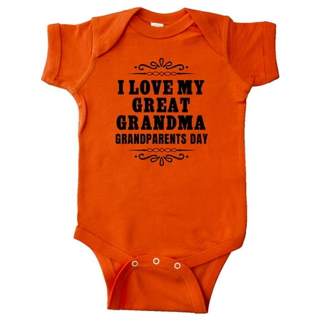 Inktastic Grandparents Day I Love My Great Grandma Gift Baby Boy or Baby Girl Bodysuit
Inktastic Grandparents Day I Love My Great Grandma Gift Baby Boy or Baby Girl Bodysuit