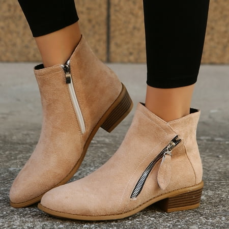 Gubotare Womens Work Boots Women s Zipper Booties Stacked Heel Stacked Mid Heel Booties (A 9)
Gubotare Womens Work Boots Women s Zipper Booties Stacked Heel Stacked Mid Heel Booties (A 9)