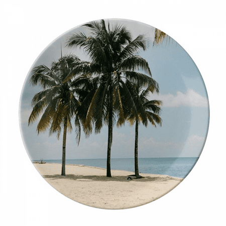 Ocean Sand Beach Sea Tree Picture Plate Decorative Porcelain Salver Tableware Dinner Dish
Ocean Sand Beach Sea Tree Picture Plate Decorative Porcelain Salver Tableware Dinner Dish