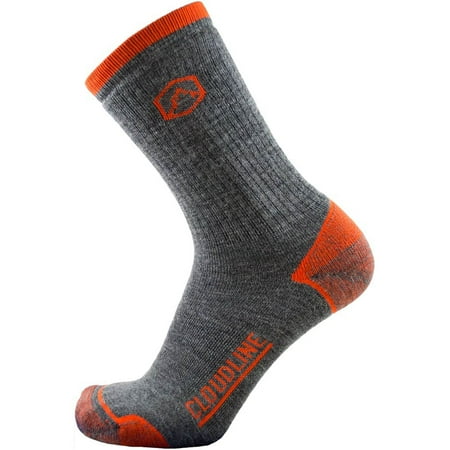 CloudLine Merino Wool Medium Cushion Crew Hiking Socks for Men & Women - Medium - Autumn Orange
CloudLine Merino Wool Medium Cushion Crew Hiking Socks for Men & Women - Medium - Autumn Orange